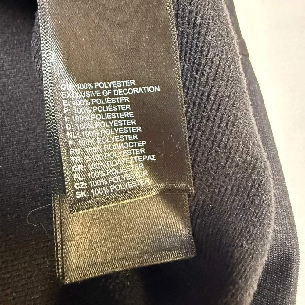 The North Face Men’s 1/4-Zip Pullover Large‎ Black/Camo Chest Pocket EUC